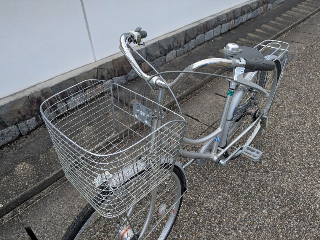 美品 27 インチ 自転車 軽快車 シティサイクル 名古屋市引き取り限定