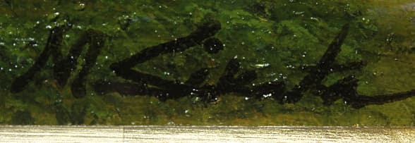 四方道夫【秋閑】 油彩 4号