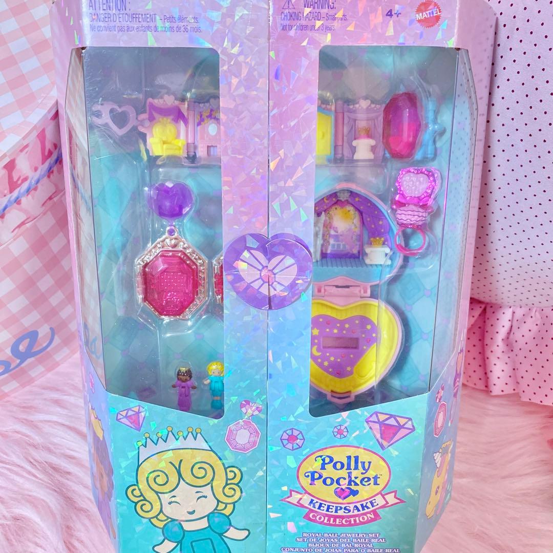 ポーリーポケット　ユニコーン　ジュエリーボックス　リング　復刻　コンパクト