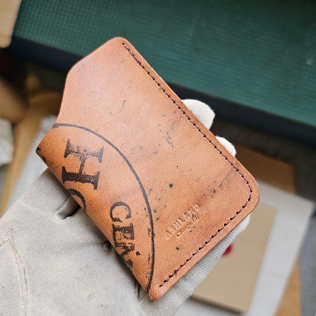 未使用 カードケース CORDOVAN シェルコードバン コードバン ホーウィン