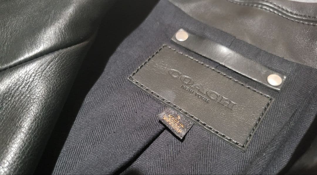 COACH ダブルライダースジャケット