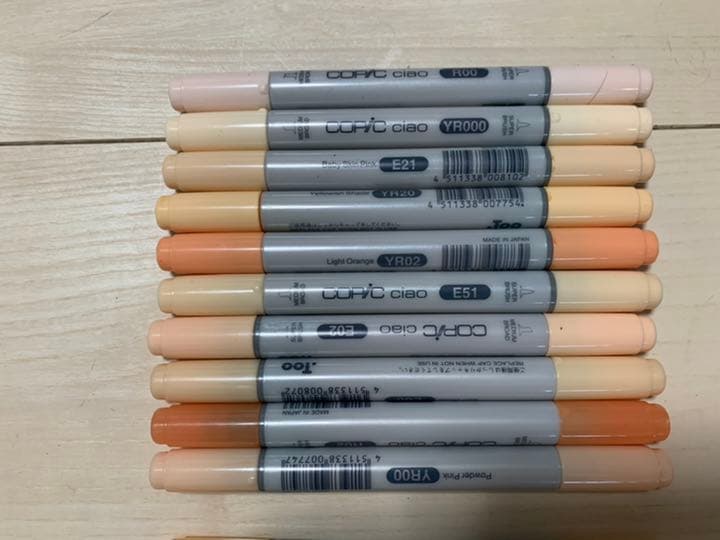 コピックペンセット。