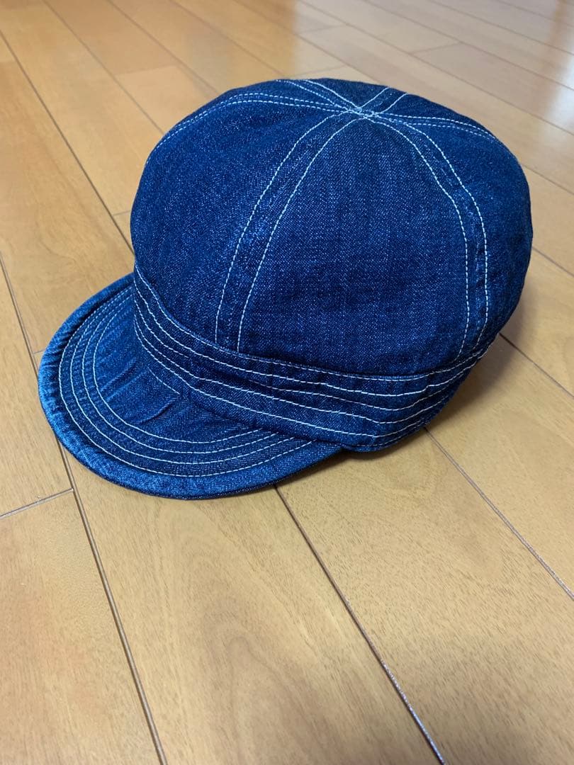 フリーホイーラーズ ガスリー ワークキャップ インディゴ デニム