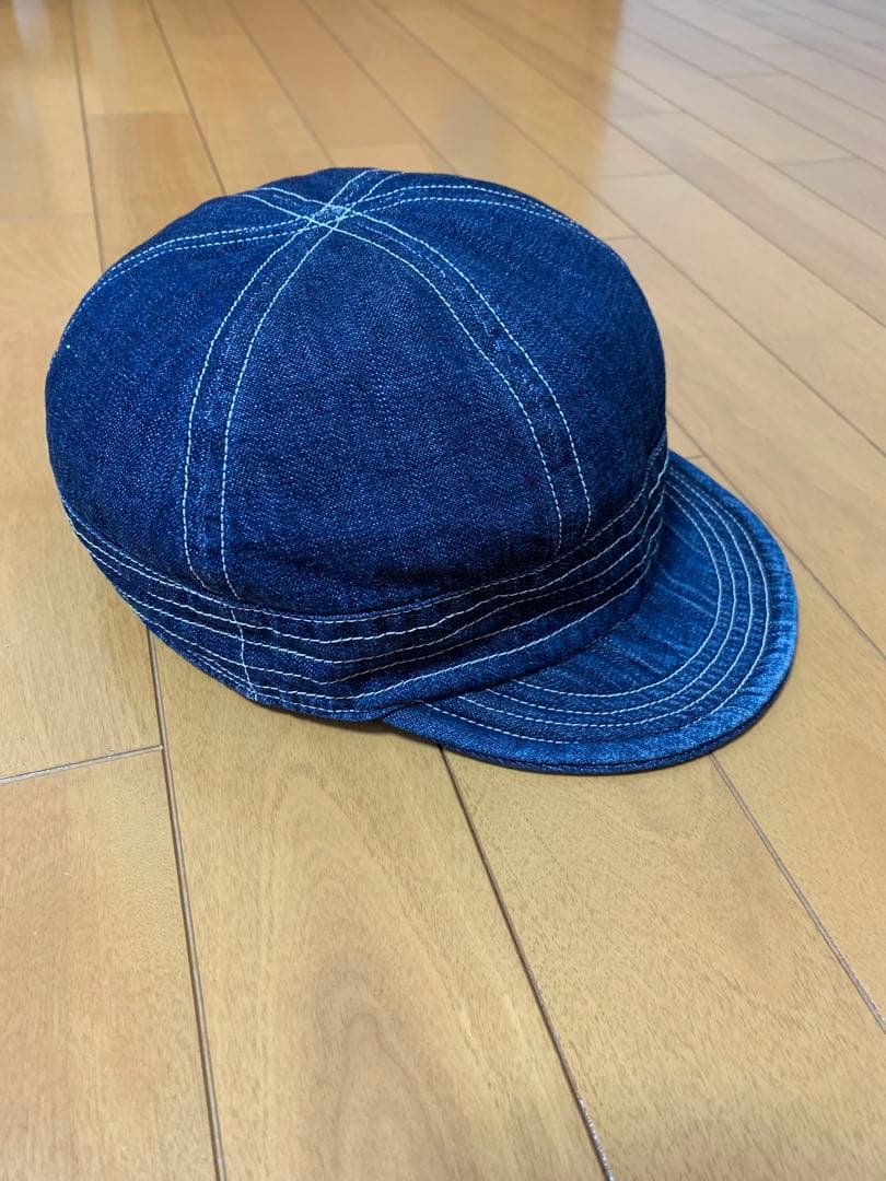 フリーホイーラーズ ガスリー ワークキャップ インディゴ デニム