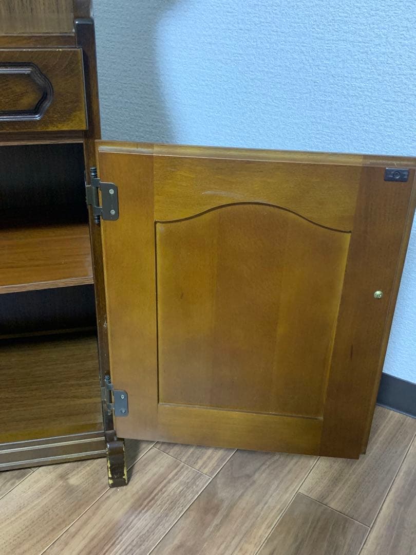 カリモク　サイドチェスト　レトロ電話台　キャビネット　コロニアル