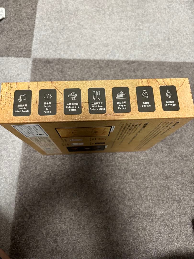 巨匠の破片　ダヴィンチ　パズルとフレームセット