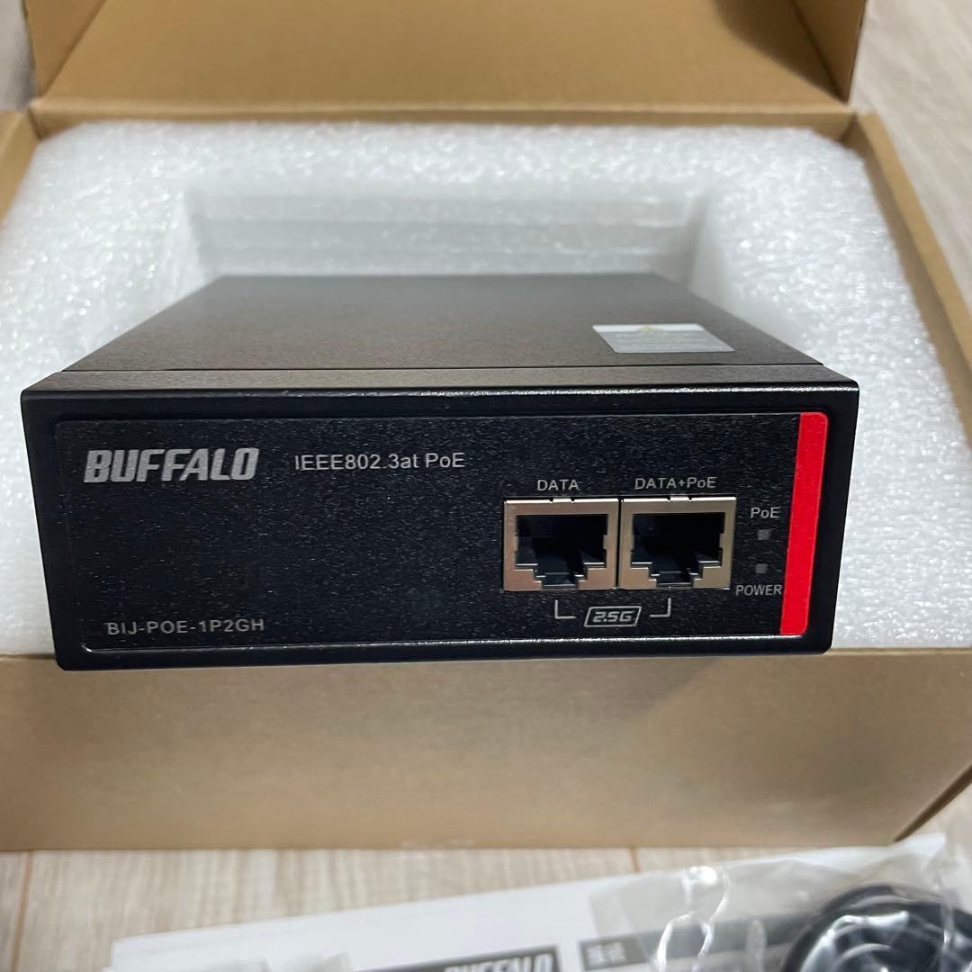 未使用　高速2.5G/BUFFALO BIJ-POE-1P2GH