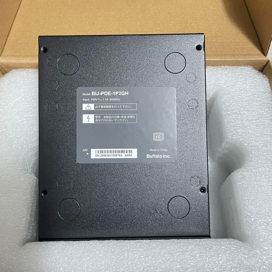 未使用　高速2.5G/BUFFALO BIJ-POE-1P2GH