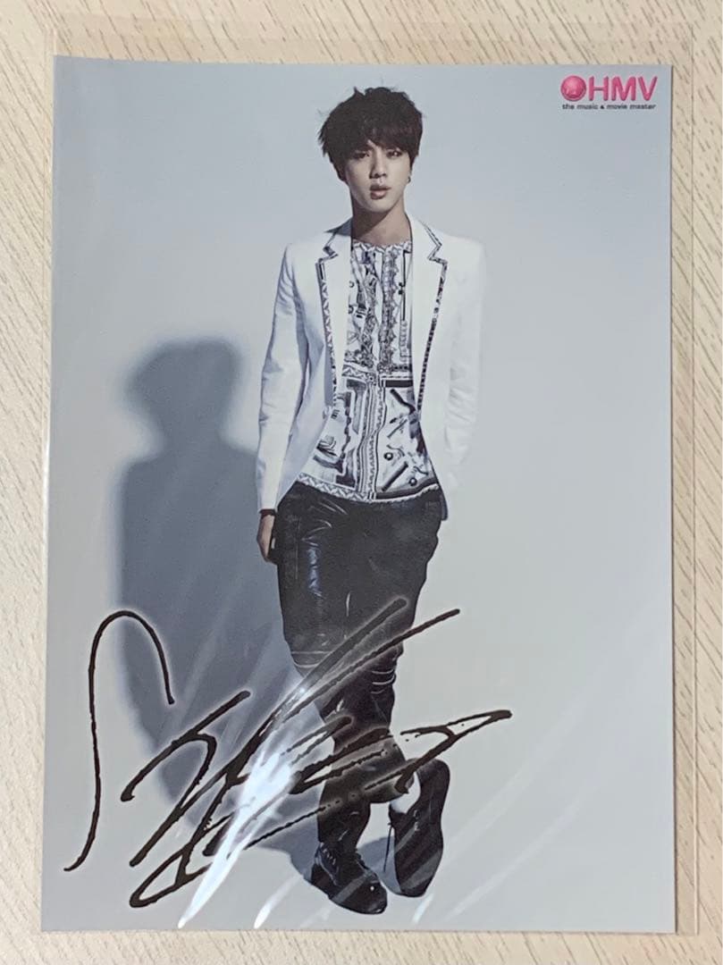BTS BOY IJIN ジン 直筆サイン入りポニカ