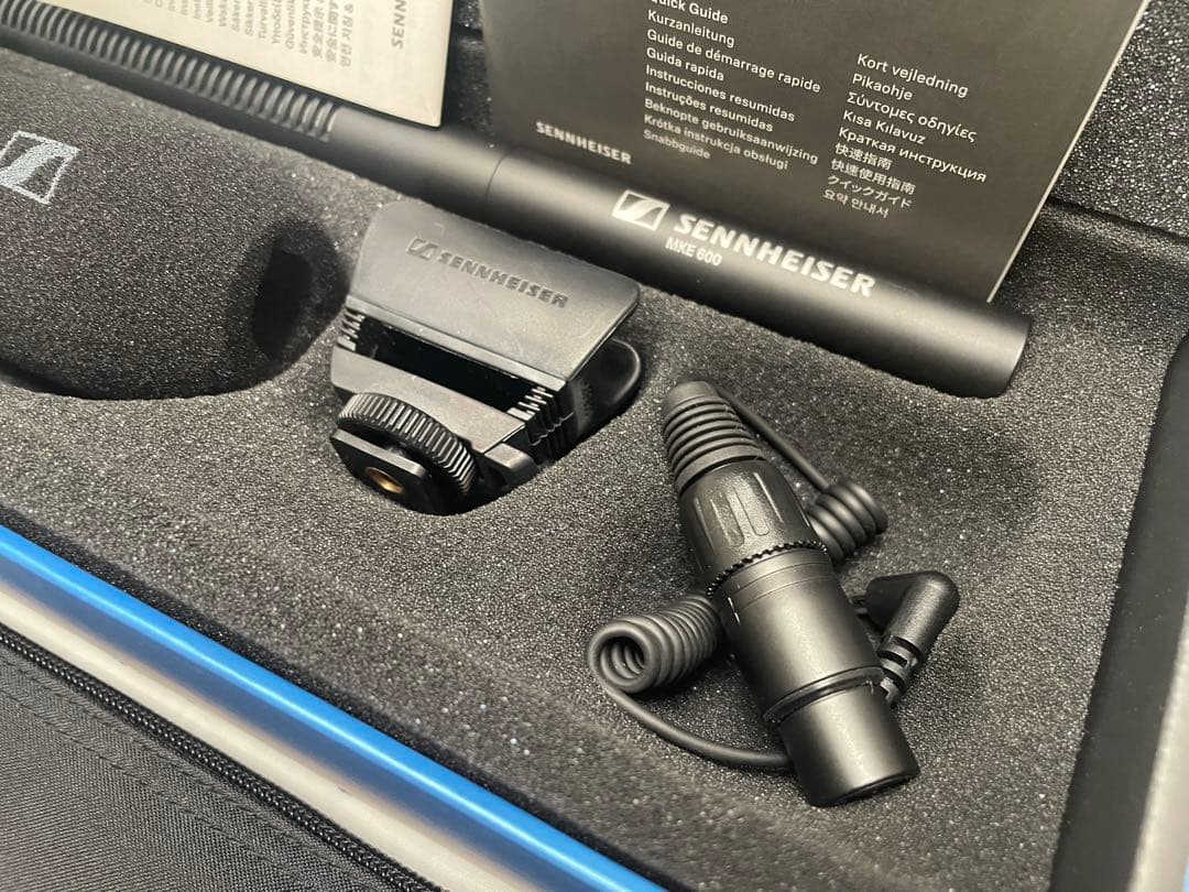 【美品】SENNHEISER MKE600①コンデンサーマイク