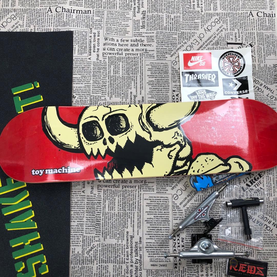 スケボー デッキデッキ セット 8.0 レッド