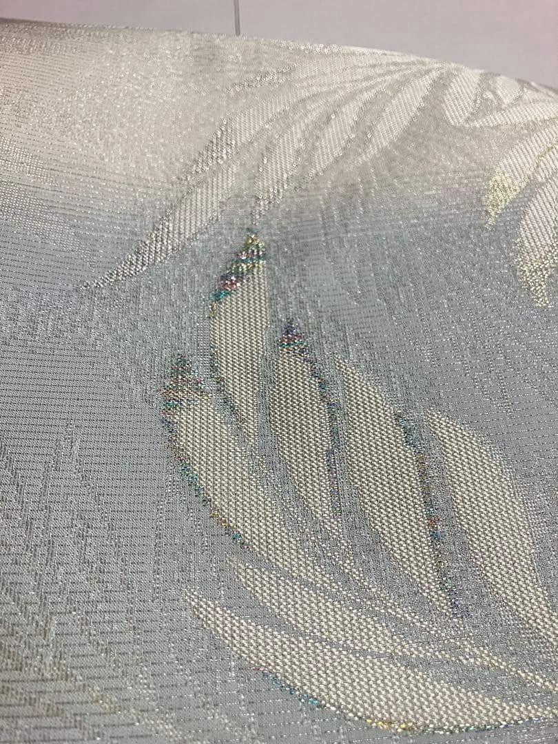 お仕立て上がり名古屋帯　新品未使用品　正絹　西陣織　No.349