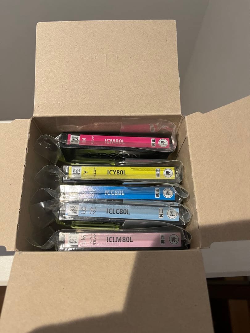 【EPSON】IC6CL80L 6色増量パック未開封1箱＋開封済み5色　計11色