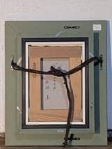 【真作】絵画　北村真　油彩SM　ショールをかぶる少女　異国情緒　Y169