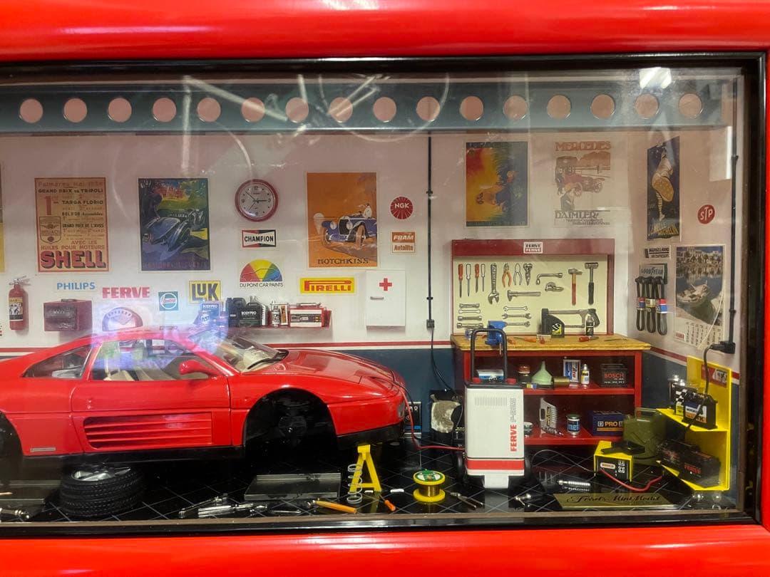 フェラーリ348 TB　ミニガレージセット