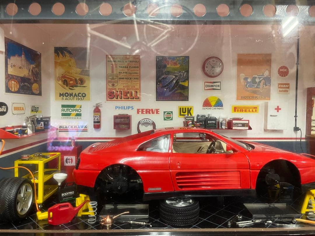 フェラーリ348 TB　ミニガレージセット