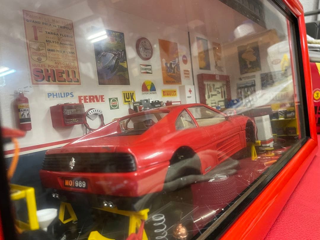 フェラーリ348 TB　ミニガレージセット