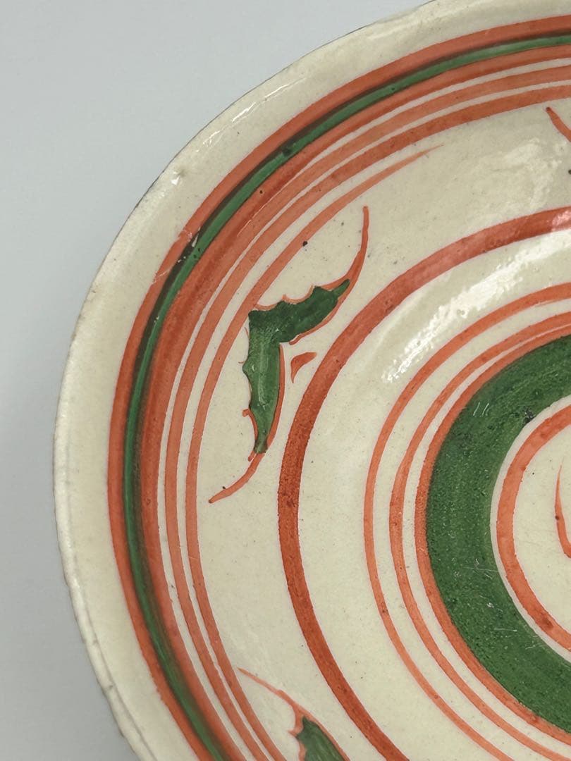 ★0040　宋元時代 磁州窯 宋赤絵茶碗 红綠彩茶碗 茶道具 唐物美術