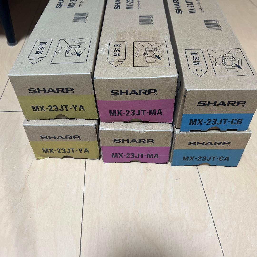 【値下】SHARP MX-23JT トナーカートリッジ ３色セット