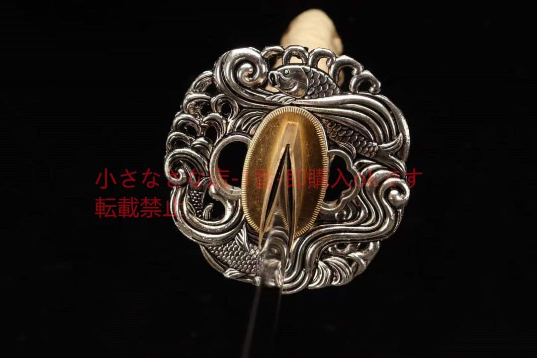 【武士の猛虎が覇権を争う】  古兵器 武具 刀装具 日本刀 模造刀 居合刀