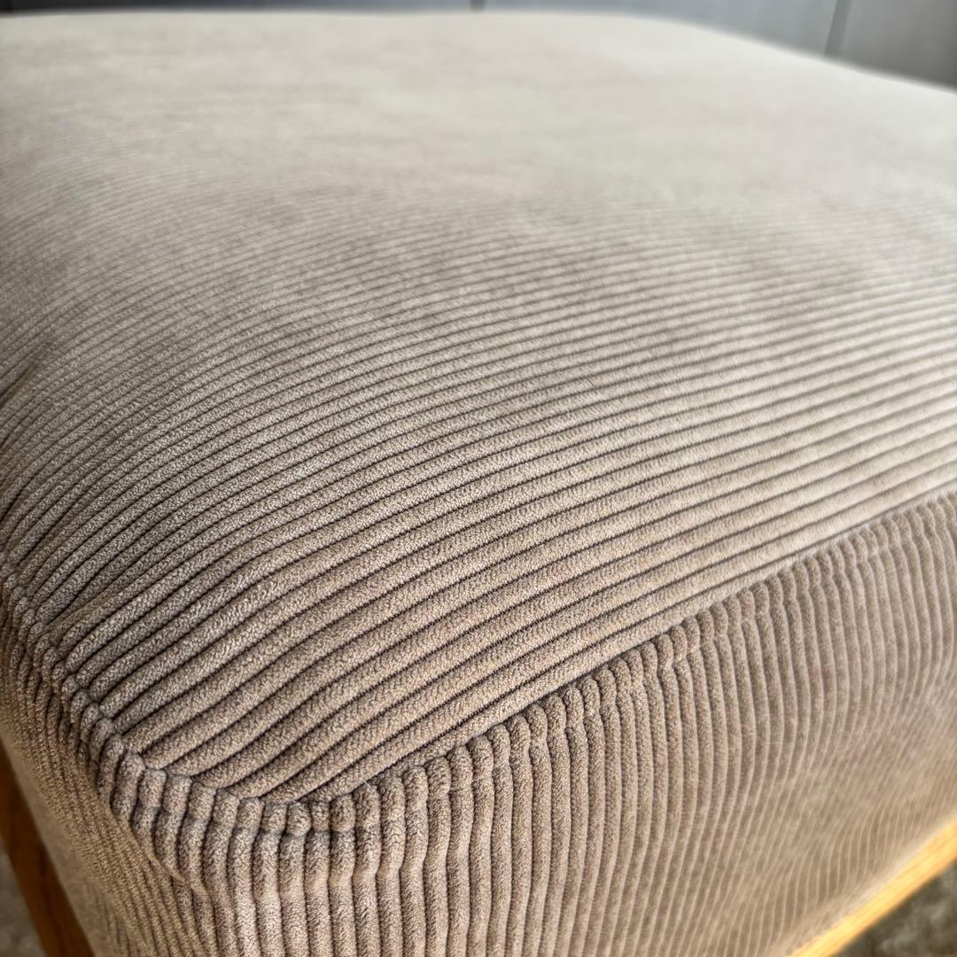 【美品】モモナチュラル オットマン グレー