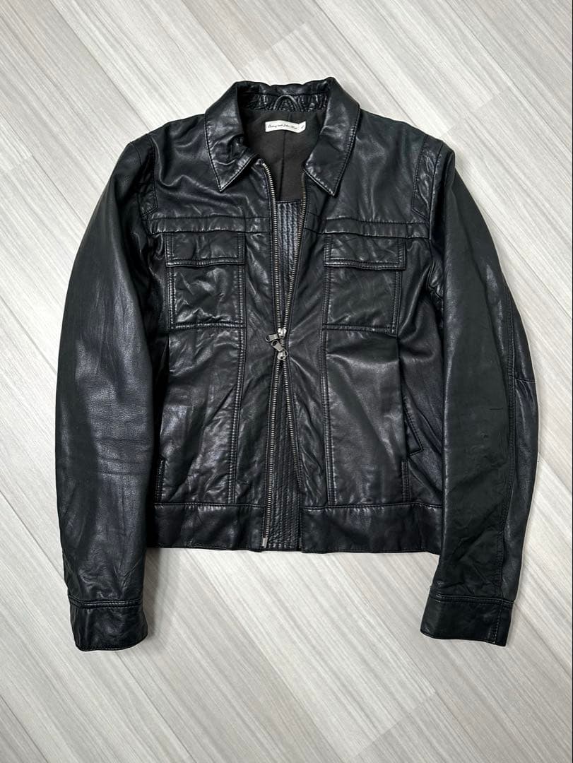 ジャケット・アウター short length lamb skin jacket