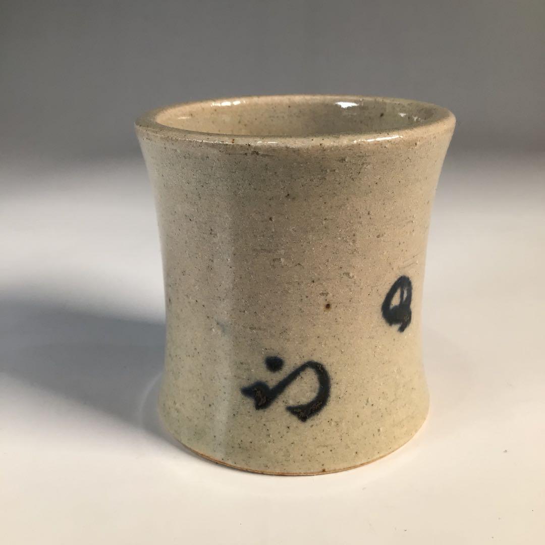 Ｍ７８７　蓋置　『膳所焼』『淡海ぜぜ』『表千家　久田宗也　箱書』　共箱　茶道具