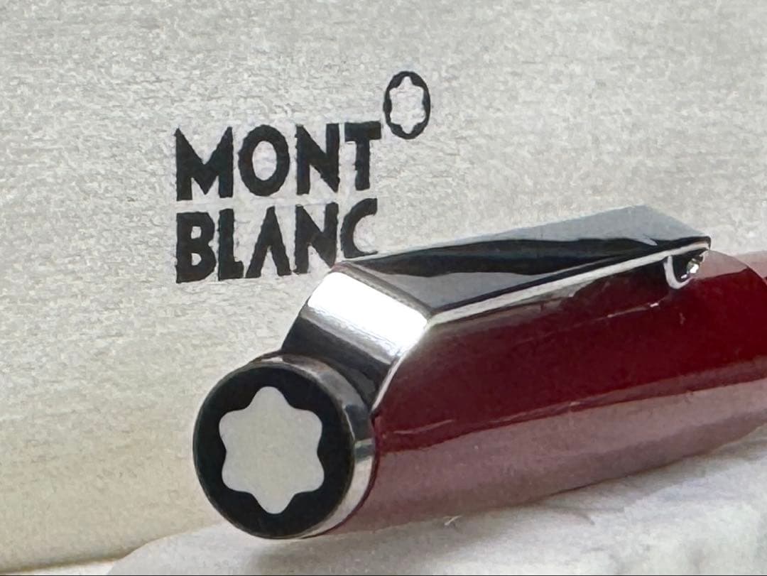 【極美品】モンブラン No300 万年筆ボルドー軸　コンバーター付