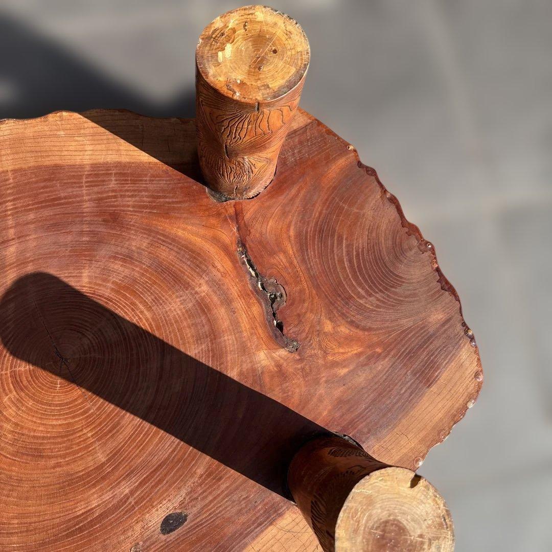 木製テーブル 自然な形状