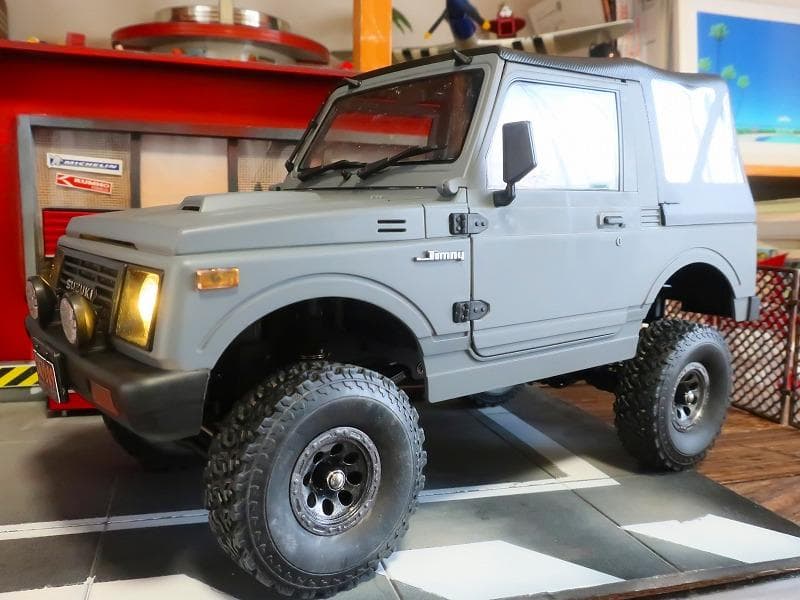 WPL 1/10 ジムニー C74-1 フルセット カスタム グレー クローラー