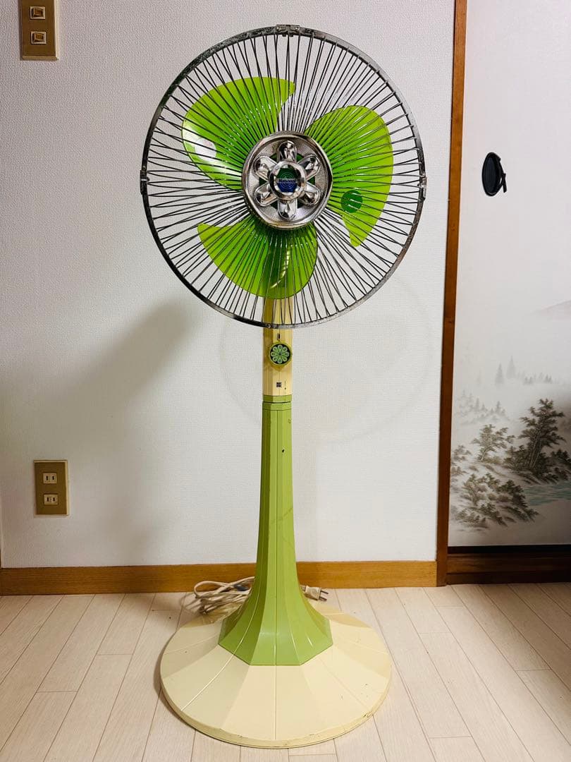 昭和レトロ National ナショナル 扇風機 洋間扇 3枚羽 F-30W1K