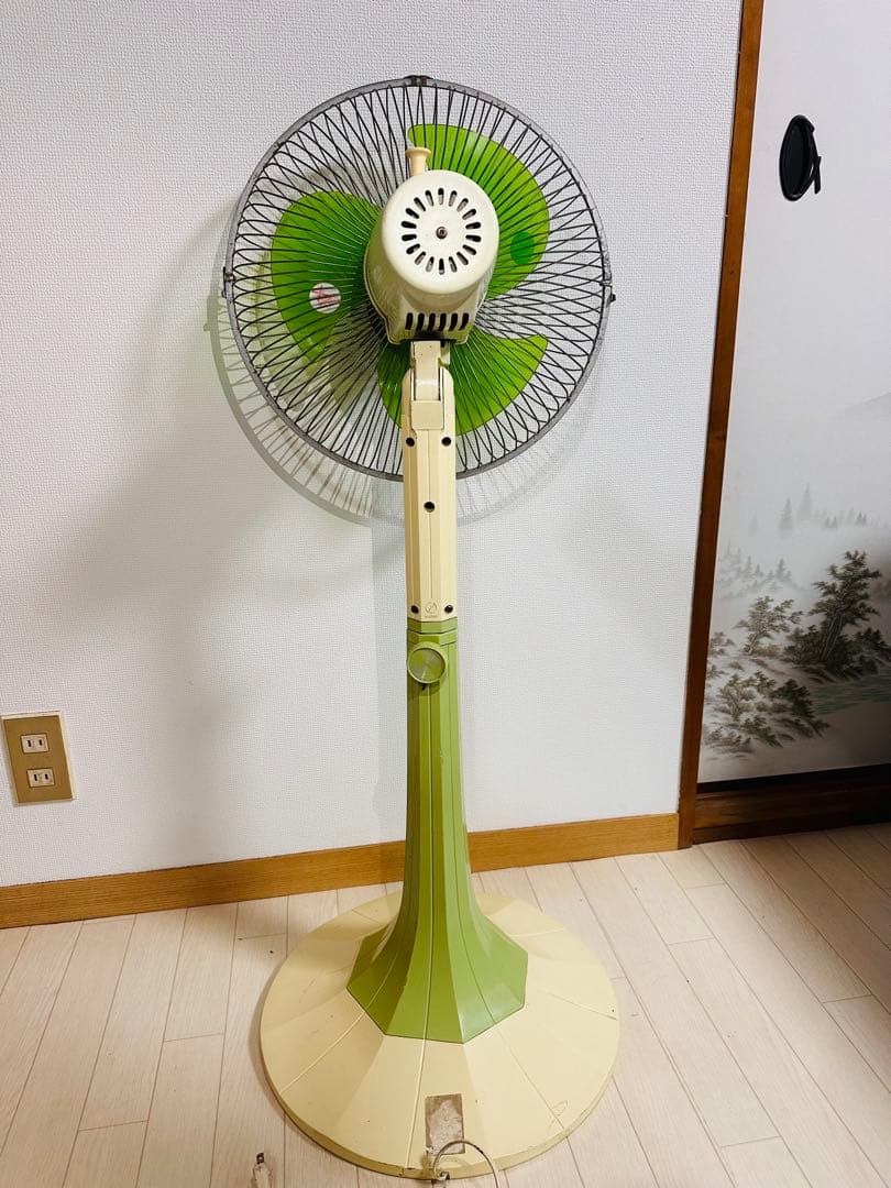 昭和レトロ National ナショナル 扇風機 洋間扇 3枚羽 F-30W1K