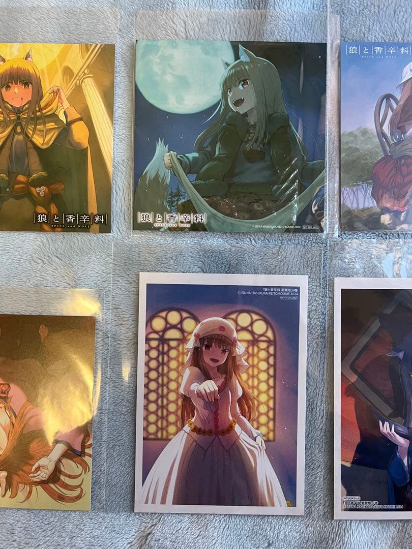 狼と香辛料の特典カード　6点コンプリート