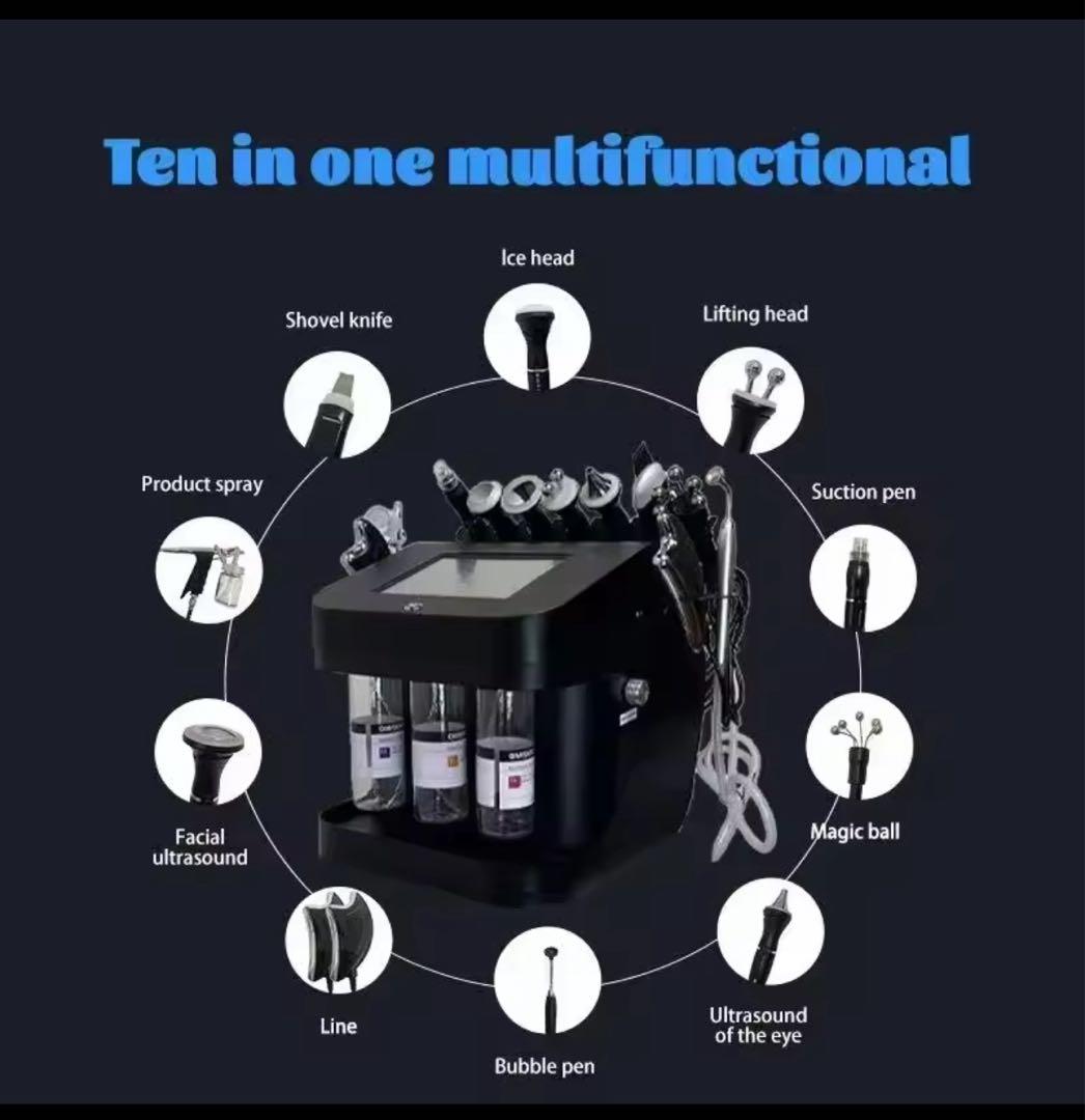 ハイドラフェイシャル　SNSで話題となってるウオターピーリング機　10個機能