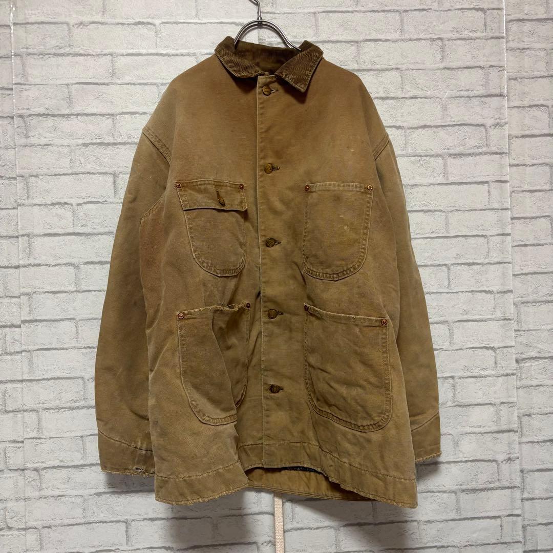 【n.】カーハート ミシガンチョアコート デカC ブラウン BRN M程度