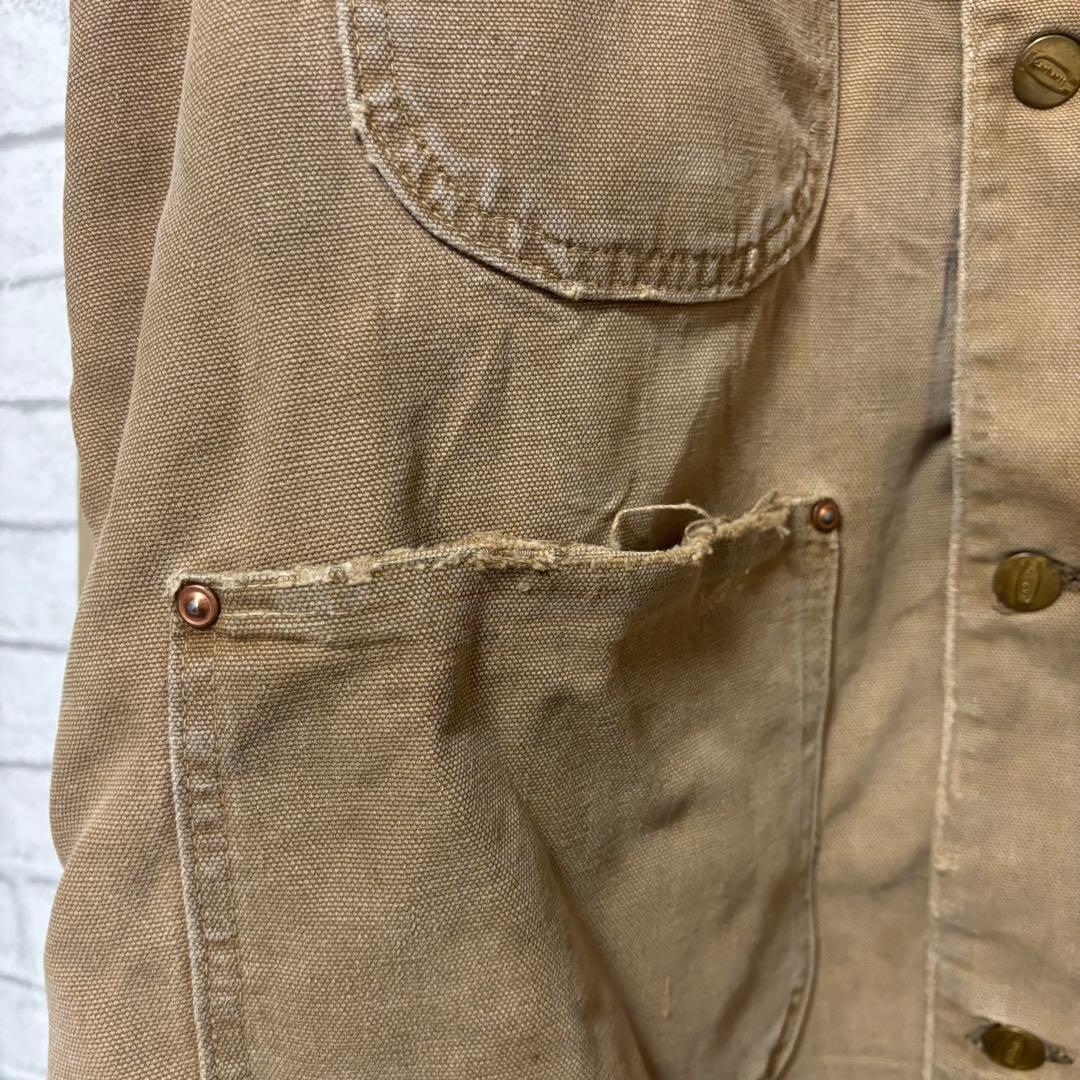 【n.】カーハート ミシガンチョアコート デカC ブラウン BRN M程度