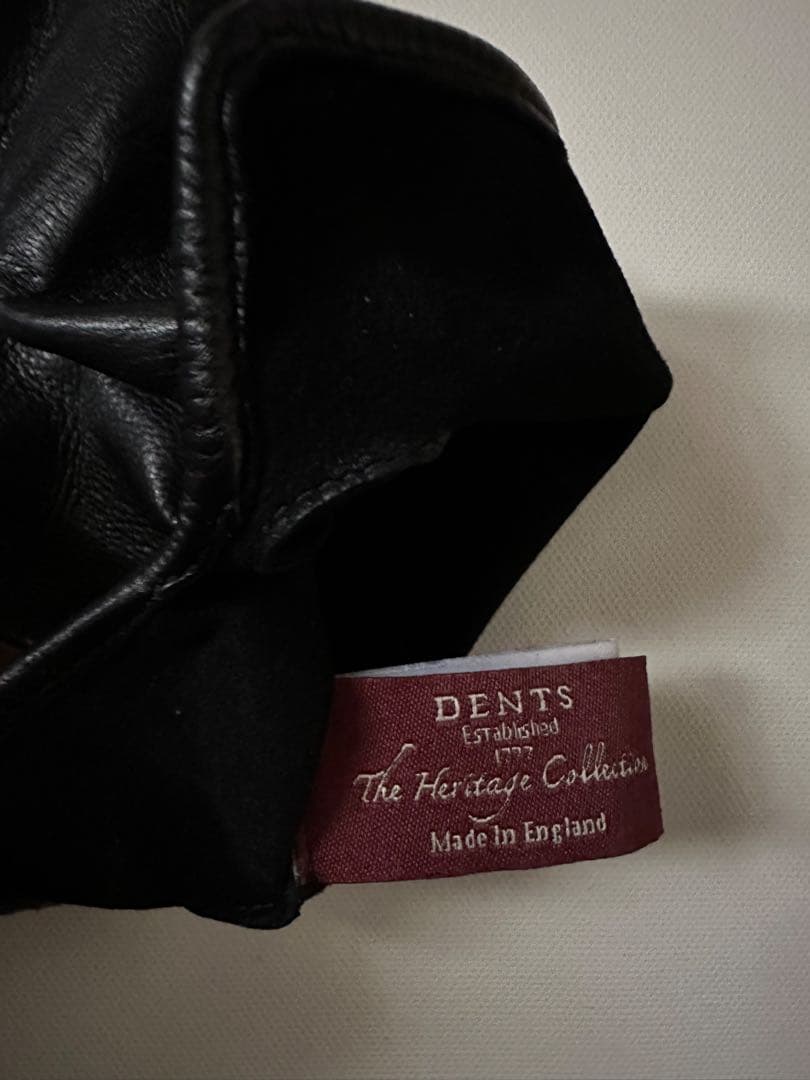 DENTS 7 1/2 ヘアシープレザーグローブ ノンライニング