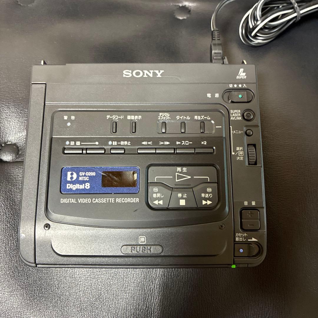 SONY GV-D200 デジタルビデオカセットレコーダー　希少　レトロ