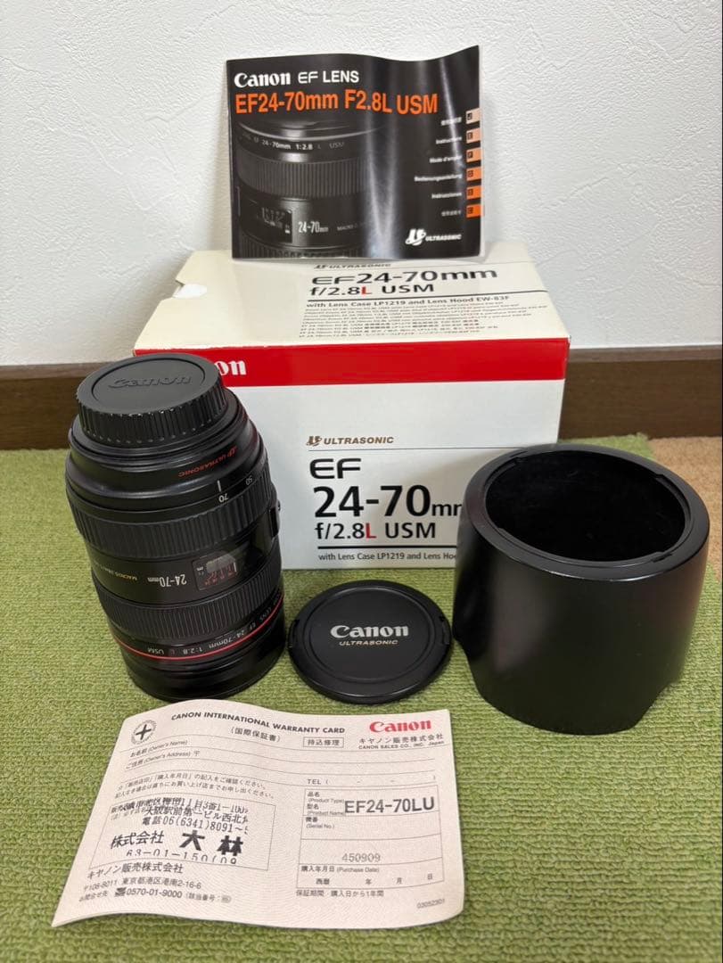 ◎美品◎Canon EF 24-70mm f/2.8L レンズ