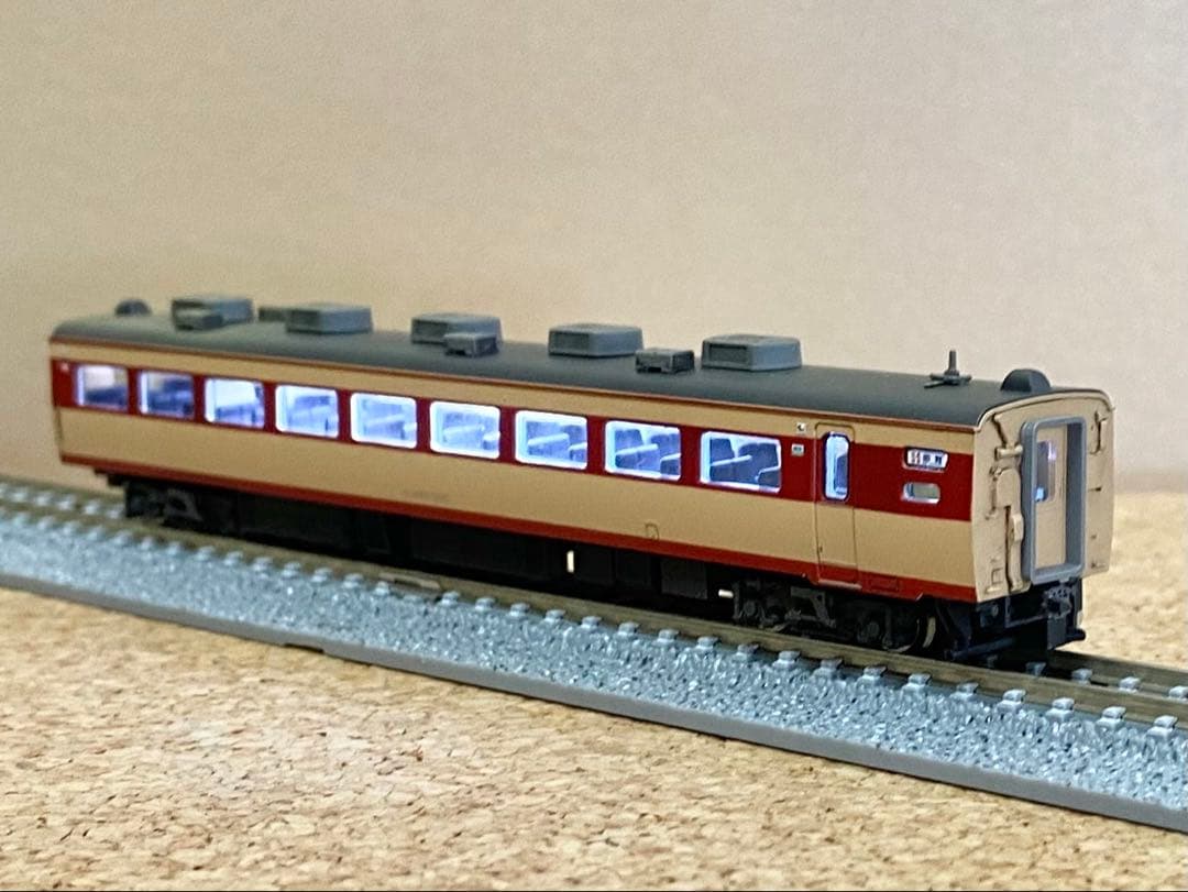 NゲージTOMIX 国鉄 485-1000系特急電車基本セット ウェザリング加工