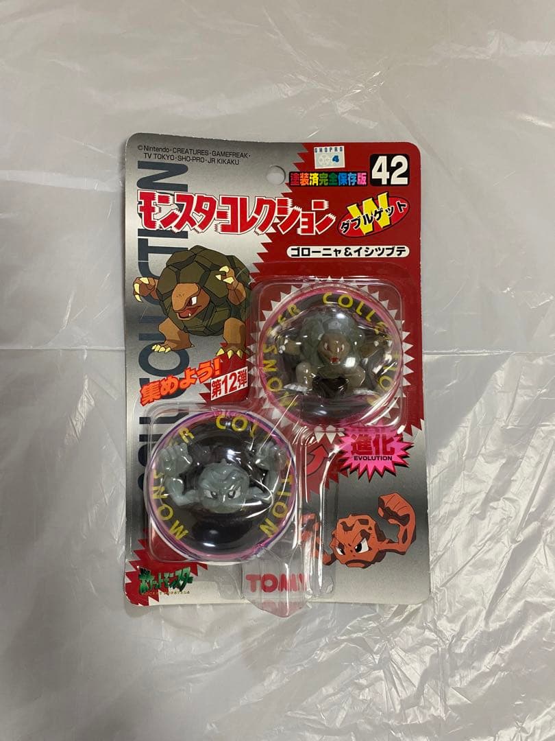 【未開封・希少】 ポケモン モンスターコレクション ゴローニャ&イシツブテ 初期