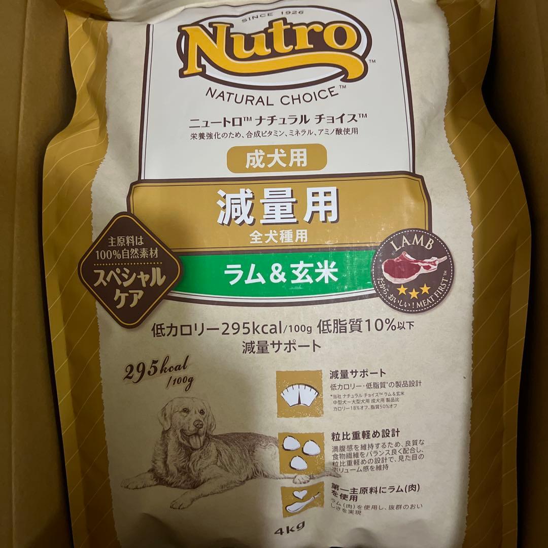 Nutro ドライフード ラム & 玄米 4kg×2袋