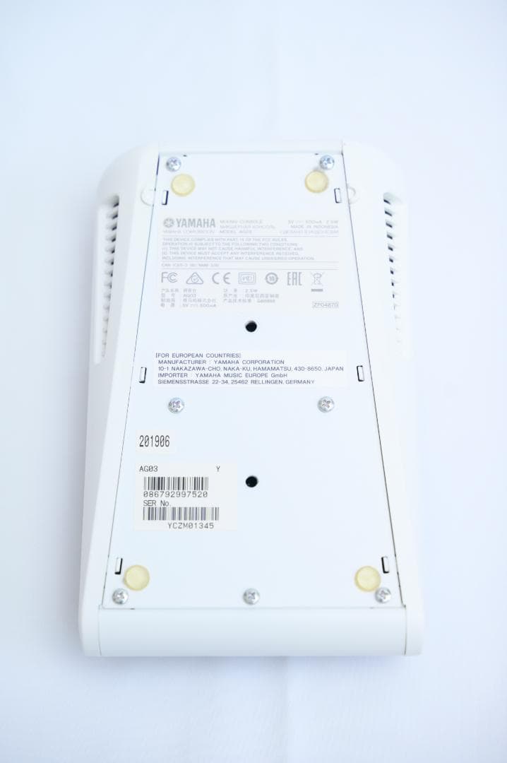 YAMAHA AG03 ヤマハ オーディオインターフェース