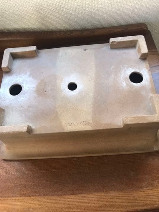 盆栽鉢　時代　銭号長方鉢盆栽鉢山野草鉢寄せ植木鉢34x24x10