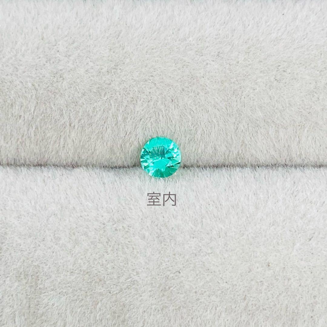 天然石　ノンオイルエメラルド　希少石　エメラルドリング