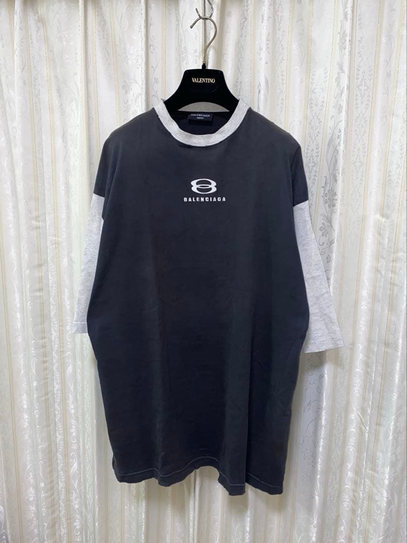 トップス BALENCIAGA 22SS Unity 3/4 Sleeves tee