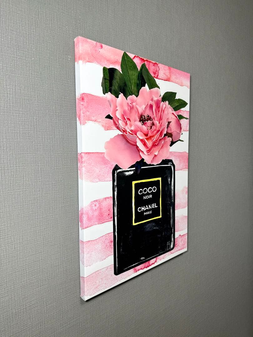 No111木枠付きキャンバスアート　ブランドアートポスター　香水　chance