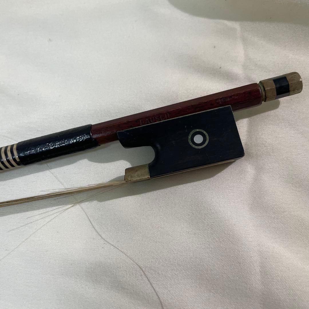 高級 ドイツ製 BAUSCH バイオリン 弓 4/4サイズ ボウ #701