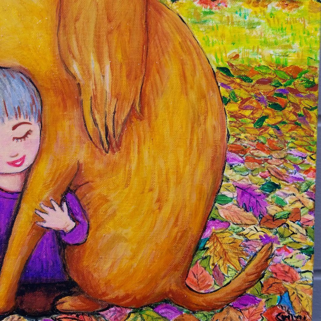 油絵　Alles Gute　私の大好きな優しい親友たち