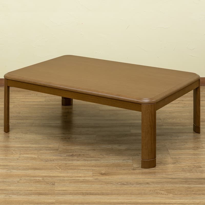 【送料無料】コタツ継脚式 120×80cm 長方形 木目調